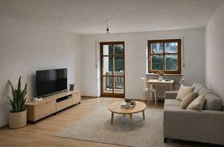 Wohnung mieten in Spitlweg, 94469 Deggendorf, Zentral und doch ruhig: Appartement mit Balkon und Küche sowie TG Stellplatz