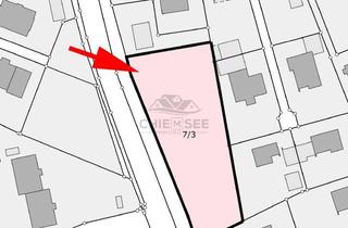 Grundstück zu kaufen in Wajoner Straße, 83342 Tacherting, Ideales Bauträger Grundstück mit ca. 2710m² für 4 EFHs in Tacherting