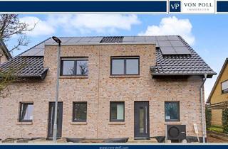 Doppelhaushälfte kaufen in 48485 Neuenkirchen, Neuenkirchen - Modernes Familienglück: Energieeffiziente DHH mit PV, Wärmepumpe & Nebenkosten nur ca. 100 EUR mtl.