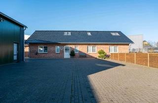Haus kaufen in 24787 Fockbek, Fockbek - Wohnhaus mit Halle im Gewerbegebiet Fockbek