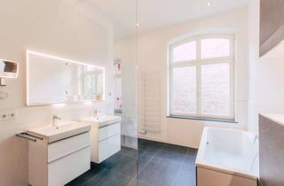 Wohnung mieten in Reichardtstraße 19, 06114 Giebichenstein, Modernes Wohnen im Altbaujuwel, erstklassige Ausstattung, Aufzug, Gartenidylle Tiefgarage, SmartHome