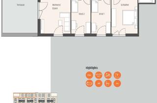 Penthouse mieten in Schlachthausstraße 24, 73312 Geislingen, NEUBAU: Exklusives Penthouse mit 4,5 Zimmern und Balkon in Geislingen an der Steige