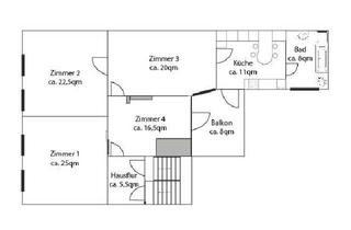 Wohnung mieten in Köthener Straße 27, 06385 Aken, Helle 3,5-Zimmer Wohnung mit Balkon in Aken (Elbe)