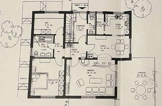 Wohnung mieten in Laurentiusstraße, 74676 Niedernhall, Helle 3,5‑Zimmer‑Wohnung mit großer Terrasse, Kachelofen & Garten – extrem ruhige Lage