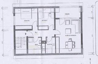 Wohnung mieten in 64291 Wixhausen, 3-ZKB DG-Wohnung mit Loggia in 4-Familienhaus in Wixhausen