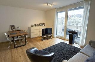 Wohnung mieten in Am Historischen Lokschuppen 12, 90765 Stadeln, Neubau (2024) | 2 Zimmer | EBK | großer Balkon | TG | KfW55