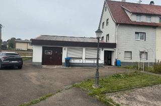 Doppelhaushälfte kaufen in 72469 Meßstetten, Meßstetten - Haus mit Werkstatt und großen Garten