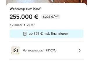 Wohnung kaufen in 91074 Herzogenaurach, Herzogenaurach - Wohnung in Herzogenaurach zu verkaufen