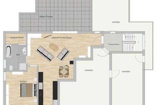 Wohnung mieten in 68542 Heddesheim, Schöne 2-Zimmer-Wohnung mit Wohn-/Essbereich/Küche und großem Balkon in Heddesheim