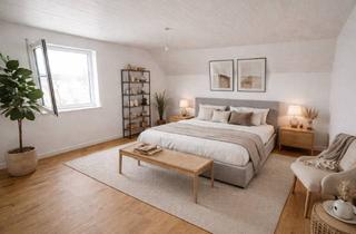 Wohnung mieten in 86911 Dießen, Modernisierte, große 3-Zimmer-Dachgeschosswohnung mit Balkon, Einbauküche am Ortsrand von Rott