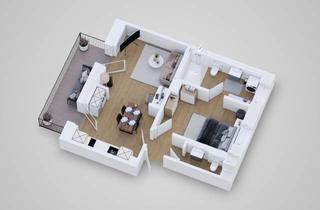 Wohnung mieten in Ausschnippe 27-31, 37170 Uslar, Erstbezug nach Kernsanierung – Moderne 2-Zimmer-Wohnung mit Balkon & Stellplatz | Einzug ab 01.04.26