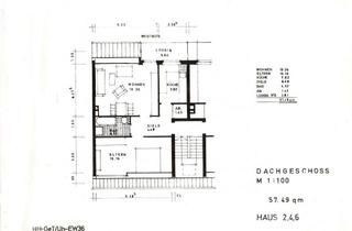 Wohnung mieten in Ludwig-Uhland-Weg, 21502 Geesthacht, 2-Zimmer Dachgeschosswohnung in Geesthacht mit Balkon