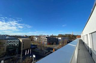 Wohnung mieten in 86161 Hochfeld, Möbliertes Studio-Apartment mit TG-Stellplatz und sonniger Dachterrasse