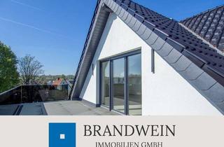 Wohnung mieten in 32120 Hiddenhausen, Modernes Wohnen im Dachgeschoss – Neubau mit Kamin und großem Balkon