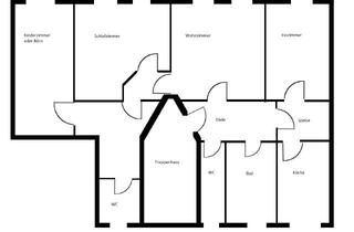 Wohnung mieten in 94447 Plattling, Großzügige helle 4-Zimmer-Wohnung mit Einbauküche (2021) in Plattling im Zentrum