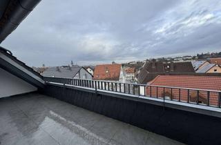 Penthouse mieten in 76646 Bruchsal, Penthouse mit Dachterrasse und beeindruckendem Blick über die Bruchsaler Innenstadt