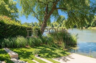 Haus kaufen in 67346 Speyer, Privates Refugium mit Seeblick und eigenem Seezugang– Speyer-Binsfeld