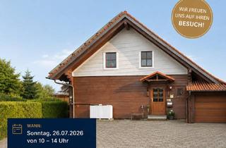 Einfamilienhaus kaufen in 88457 Kirchdorf, Effizienzklasse B | Blockhaus mit Einliegerwohnung