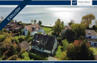 Einfamilienhaus kaufen in 88709 Hagnau, Landhaus am Bodensee: Weiträumiges Anwesen mit unmittelbarem Seezugang - Sicht auf See & Alpen