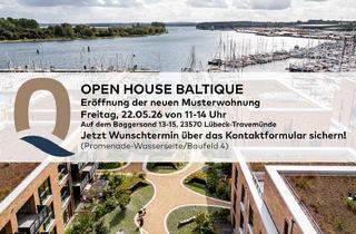 Wohnung kaufen in 23570 Lübeck, Neubau-Erstbezug: Erdgeschosswohnung in bester Travemünder Lage mit zwei großzügigen Terrassen