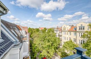 Penthouse kaufen in Hähnelstraße, 12159 Berlin, 3 Zimmer-Penthouse mit Wow-Faktor: Dachterrasse und Balkon, 2 Bäder, Ensuite-Bad - Erstbezug!