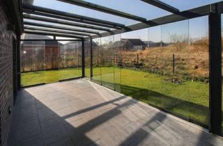 Doppelhaushälfte kaufen in 25924 Klanxbüll, Familienoase vor Sylt: Moderne KfW-40 Doppelhaushälfte mit Wintergarten in Klanxbüll