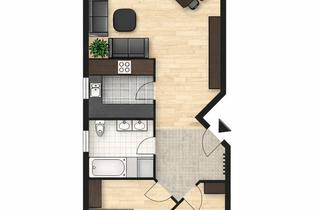 Wohnung kaufen in 76437 Rastatt, Rastatt - Prov.frei: 3 Zimmer, sanierter Bad-Traum & Ihre private Terrasse