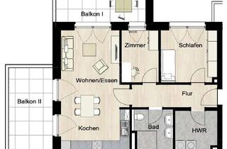 Wohnung mieten in 49808 Lingen, Hochwertige Obergeschosswohnung im Akazienweg in Lingen