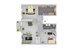 Wohnung mieten in 56130 Bad Ems, Zentrale exklusive 3-Zimmer Wohnung mit Loggia inkl. Küche