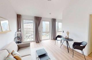 Wohnung mieten in Scharnweberstraße, 12459 Oberschöneweide, Perfekt für Singles: Modernes 1-Zimmer-Apartment mit geschmackvoller Möblierung, EBK und BALKON d...