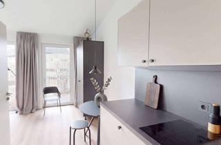 Wohnung mieten in Scharnweberstraße, 12459 Oberschöneweide, Ihr neues Single-Apartment mit geschmackvoller Möblierung, EBK und BALKON direkt an der Spree