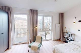 Wohnung mieten in Scharnweberstraße, 12459 Oberschöneweide, Modernster Wohnkomfort: Ihr neues Single-Apartment mit geschmackvoller Möblierung, EBK und BALKON...