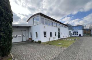 Gewerbeimmobilie kaufen in 40721 Hilden, TOP Lage! Halle, 10 Stellplätze, Büros, Walmdach, Fußbodenhzg., Duschbad, 2 WC-Anlagen; Hilden-West