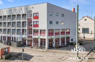 Gewerbeimmobilie kaufen in 86165 Lechhausen, Lage! Lage! Lage! Kernsanierte, moderne 104m² Laden/Bürofläche, 3 Stellpl., EBK, Klima, Alarm!