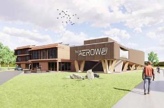 Gewerbeimmobilie kaufen in Ferdinand-Porsche-Straße, 86825 Bad Wörishofen, Betriebs- und Verwaltungsgebäude mit Einliegerwohnung & Windkanal