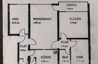 Wohnung mieten in Stettiner Straße 13, 49191 Belm, 4 ZKBB, teilmöbliert inkl. Einbauküche, 1. OG