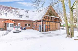Doppelhaushälfte kaufen in 27321 Emtinghausen, Doppelhaushälfte mit sofortiger Zusatzeinnahme – Scheune für 440 € monatlich vermietet