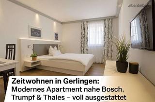 Immobilie mieten in Kronengasse, 70839 Gerlingen, 1-Zimmerwohnung (12) mit Internet, TV, Küchenzeile, Dusche/Wc, Waschmaschine, Trockner