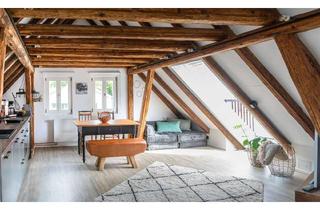 Immobilie mieten in Hauptstraße, 63776 Mömbris, Möbliertes Dachstudio in Mömbris – Offenes Wohnen unter historischem Dachstuhl, freistehen