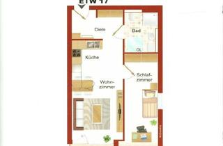 Wohnung kaufen in 87647 Unterthingau, Unterthingau - Seniorenwohnung 53 m² Dachgeschoß, möbliert, Balkon, Aufzug