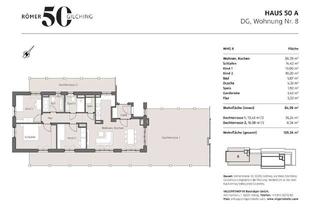 Penthouse kaufen in Römerstraße 50 A, 82205 Gilching, CITY-PENTHOUSE: 4 Zimmerwohnung mit 88 m² Dachterrassenfläche