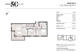 Wohnung kaufen in Römerstraße 50 A, 82205 Gilching, "Neubau trifft Lifestyle" Elegante 3 Zimmerwohnung mit Eckbalkon
