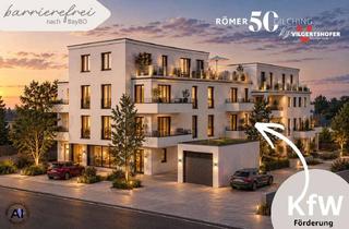 Wohnung kaufen in Römerstraße 50 A, 82205 Gilching, Barrierefrei nach BayBO: 3-Zimmer Neubauwohnung im 1.OG mit Südwest-Balkon