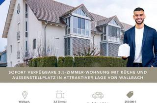 Wohnung kaufen in Hauptstraße 74, 79713 Bad Säckingen, LFI I Urbane & sofort verfügbare 3,5-Zi.-Wohnung inkl. Küche und Außenstellplatz in Wallbach