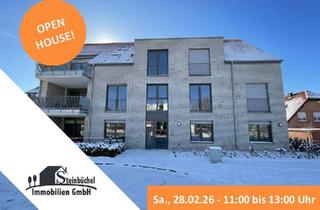 Wohnung kaufen in 48612 Horstmar, Große 4-Zimmer-Neubau-Wohnung mit Wärmepumpe und Loggia mit Sonnengarantie!