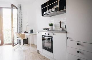 Wohnung mieten in Schillerpromenade, 12459 Oberschöneweide, All-Inclusive - Vollmöblierte Mini-Apartments am Griechischen Park in Berlin - Oberschöneweide