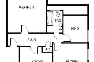 Wohnung mieten in Kurt-Schumacher-Platz, 59192 Bergkamen, Demnächst frei! 3-Zimmer-Wohnung in Bergkamen Nordberg