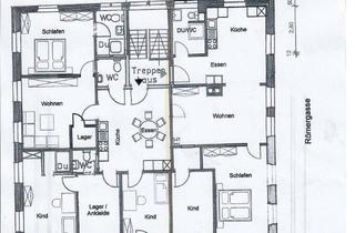 Wohnung mieten in Hauptstrasse 22, 97996 Niederstetten, Helle 5,5-Zimmer Wohnung im 2. OG in Niederstetten