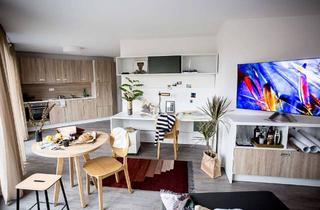 Penthouse mieten in Jean-Weipert-Straße, 63067 Kaiserlei, Möblierte Penthouse XL-Apartments mit Dachterrasse im "Main Atrium" auf der Hafeninsel Offenbach