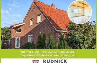 Doppelhaushälfte kaufen in 31515 Wunstorf, RUDNICK bietet STADTLAGE MIT CHARAKTER – Doppelhaushälfte in der Wunstorfer Nordstadt!